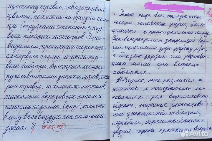 Коррекция/постановка почерка