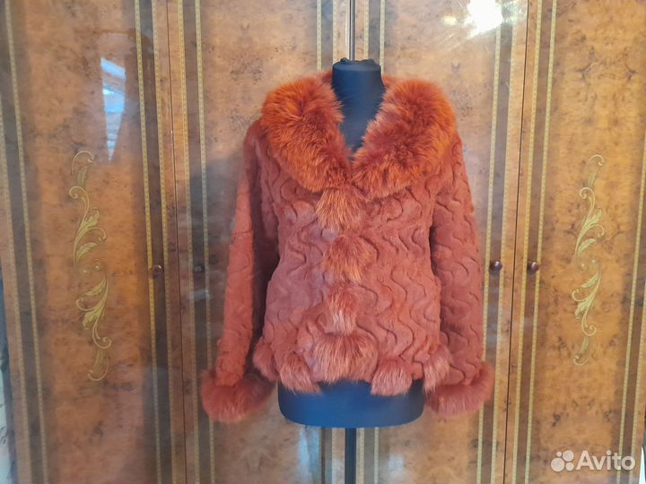 Шуба автоледи из кролика 44-46 р