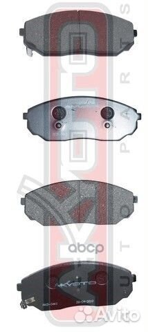 Колодки тормозные дисковые передние AKD-0441 AK