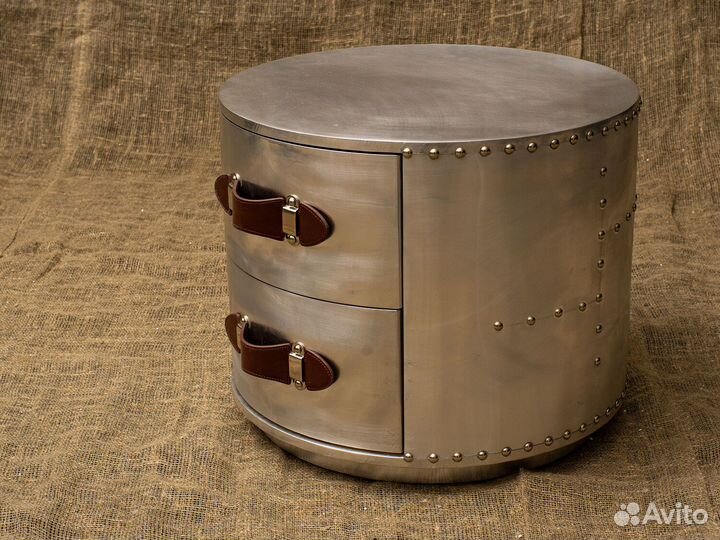 Круглая прикроватная тумба