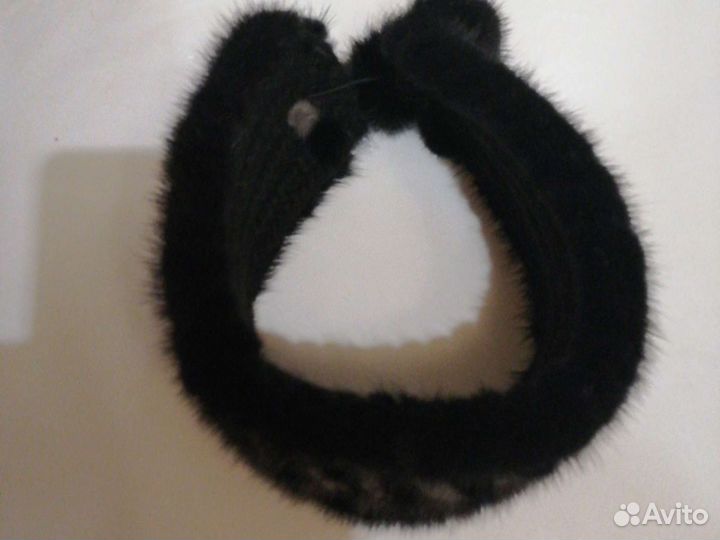 Норковая повязка на голову