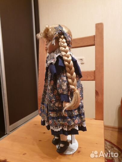 Кукла фарфоровая коллекционная 45 см