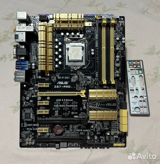 Asus z87-PRO и i5 4670