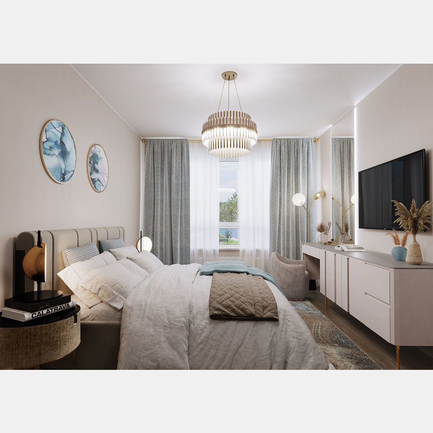 1-к. квартира, 44,4 м², 15/17 эт.