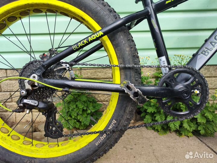 Горный велосипед фэтбайк black aqua 2421D