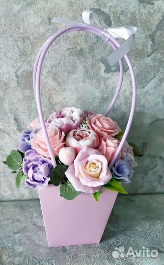 Бюджетные букеты цветов из мыла