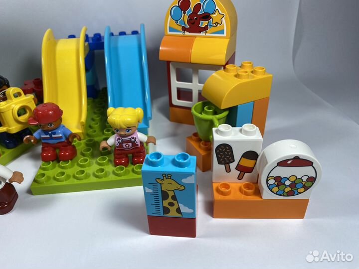 Lego duplo семейный парк аттракционов 10841