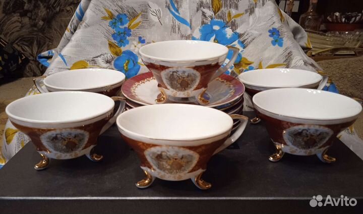 Кофейные и чайные сервизы Дулево, зик и др