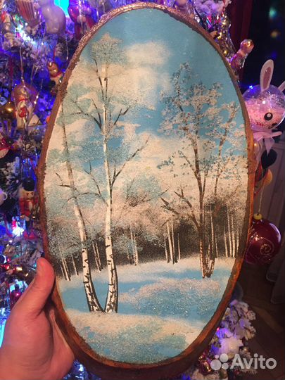 Панно из дерева