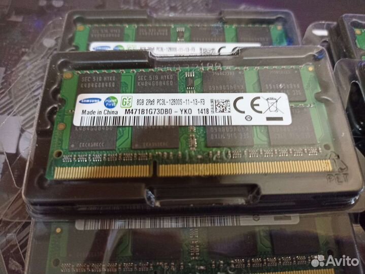Новая память ddr3l 4 Гб и 8 Гб для ноутбука
