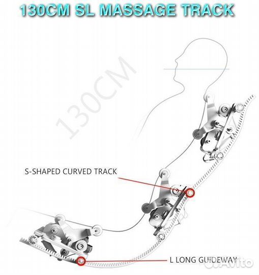 Массажное кресло 5d американский комфорт серый