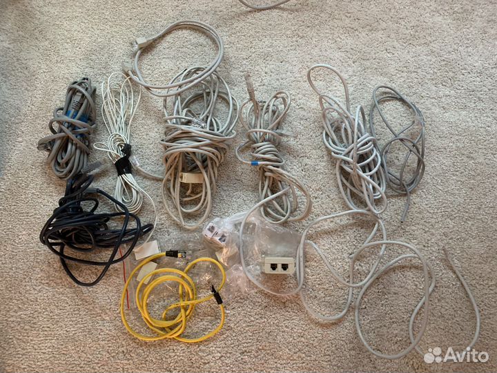 Интернетный кабель, переходники, соединители