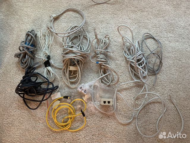 Интернетный кабель, переходники, соединители