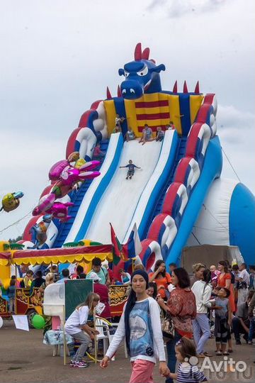 Сладкая Вата и Поп-Корн батут карусел праздники