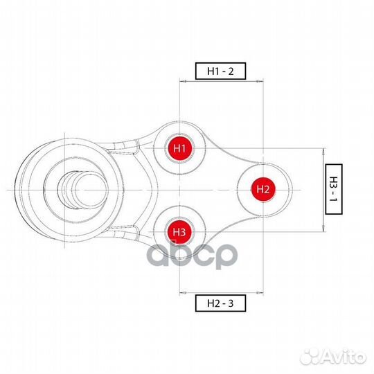 Шаровая опора isuzu Bighorn,Rodeo CB0153 CTR