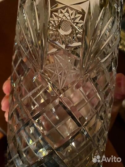 Вазы Богемский хрусталь