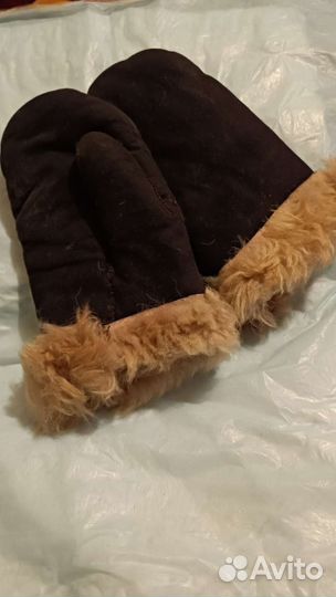 Рукавицы меховые мужские