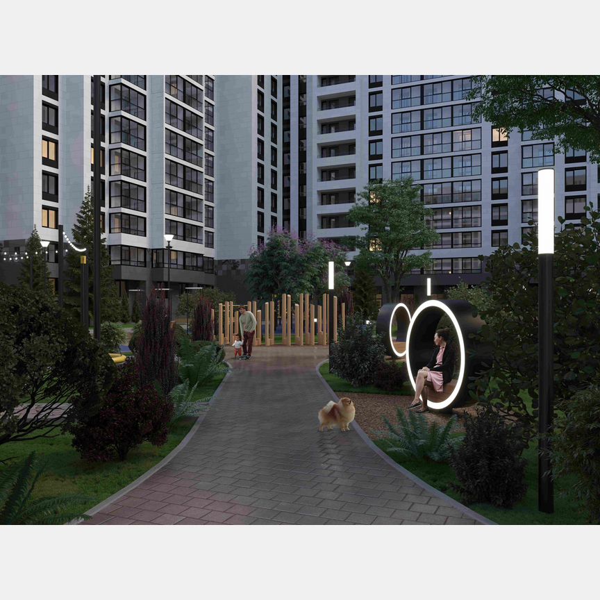 1-к. квартира, 47,3 м², 15/16 эт.
