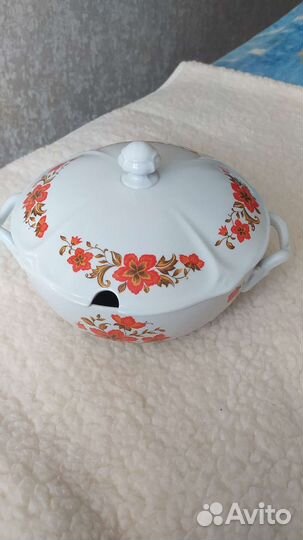 Супница. Чешский фарфор