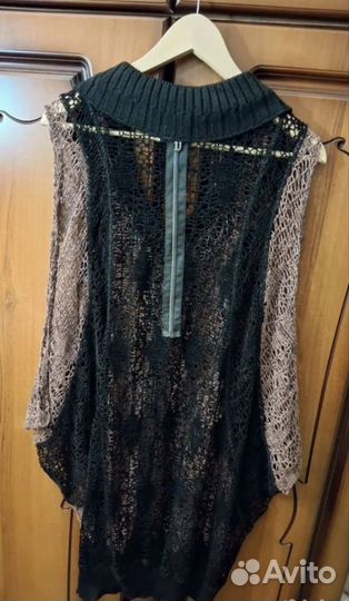 Ажурная Туника-жилет женская,Турция darkwin