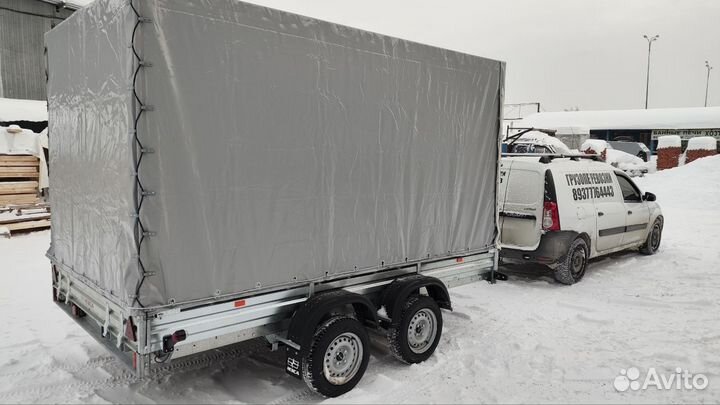 Прицеп для перевозки коммерческих, строит.грузов