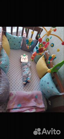 Детская кроватка с маятником объявление продам