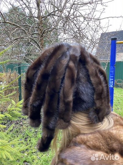 Шапка норковая новая женская