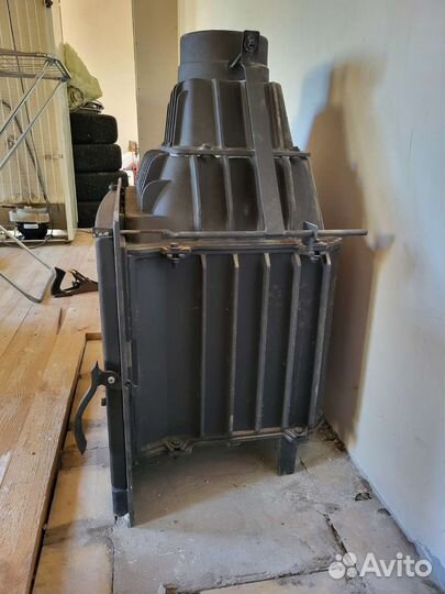 Каминная топка чугунная