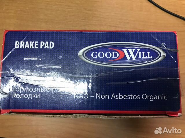 Колодки передние goodwill 1027F Honda CR-V