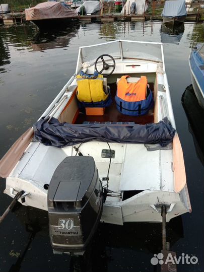 Мотолодка обь М.с двигателам tohatsu 30