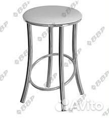Табуреты хром 