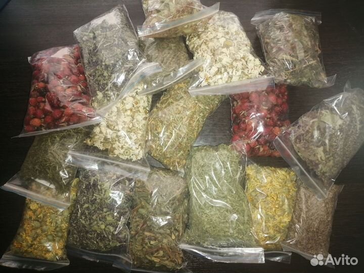 Травы,чабрец, душица, зверобой, иван-чай и другие