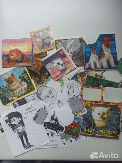 Отдам наклейки и вырезки