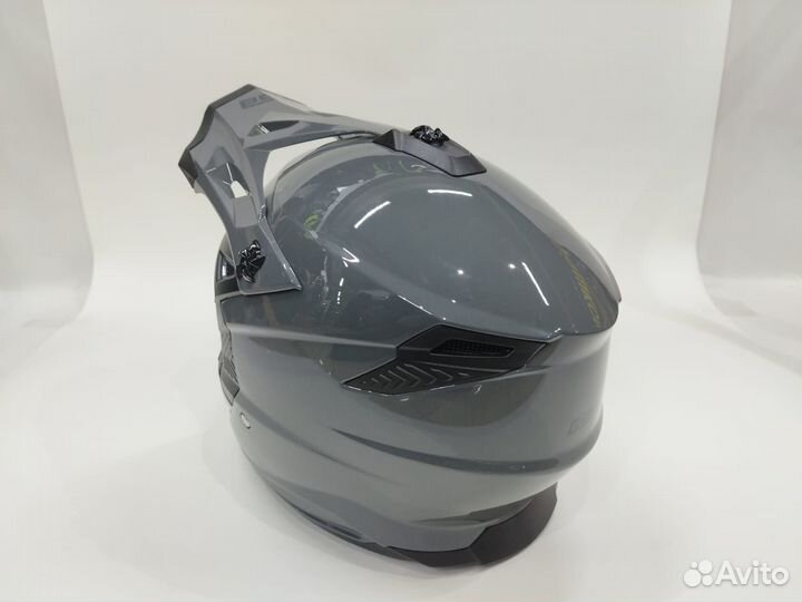 Кроссовый шлем GSB XP - 20 серый