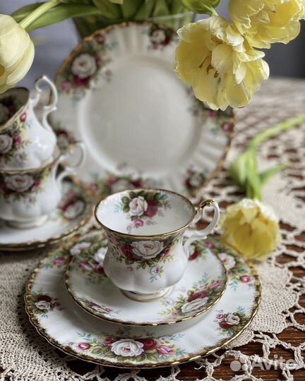Винтажные кофейные пары от Royal Albert