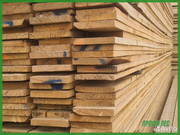 Доска обрезная 1 и 2 сорт