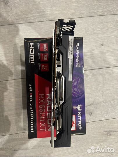 Видеокарта 6600xt sapphire nitro plus + 8gb