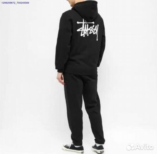 Зипка Stussy чёрная (Арт.64687)