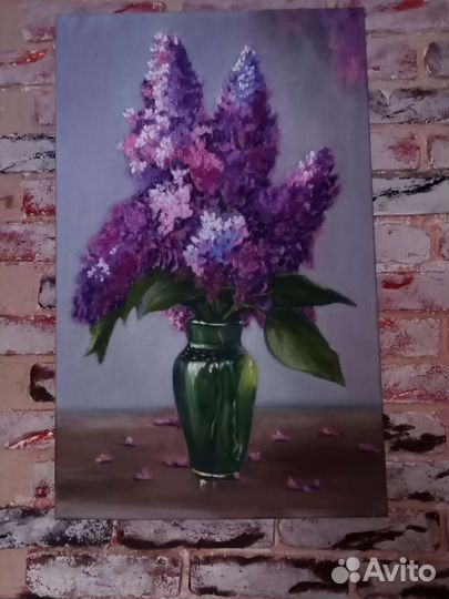 Букет сирени в вазе