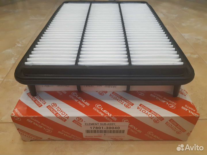 Фильтр воздушный Toyota/Lexus 17801-30040