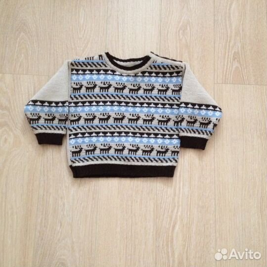 Свитер для мальчика р.86-92