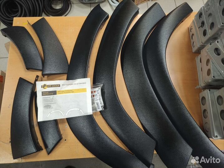 Накладки на арки renault duster 2012- PT group