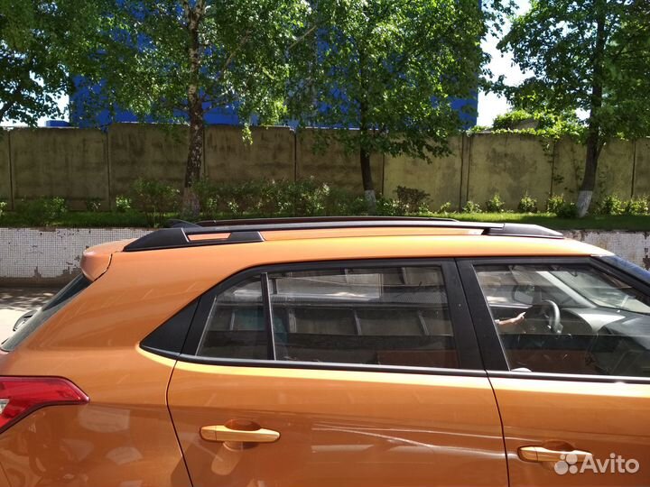 Рейлинги (дуги) Hyundai Creta 2016-2021 (чёрные)