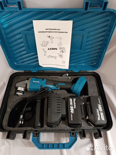 Аккумуляторная болгарка makita 26v