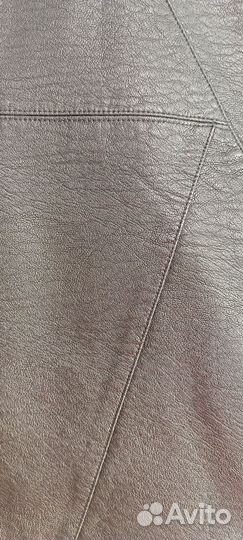 Кожаная юбка натуральная 44 46