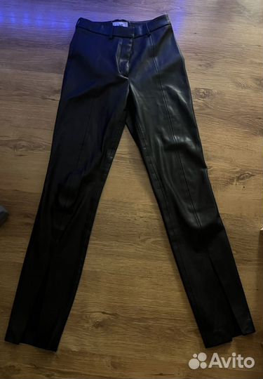 Кожаные брюки lime