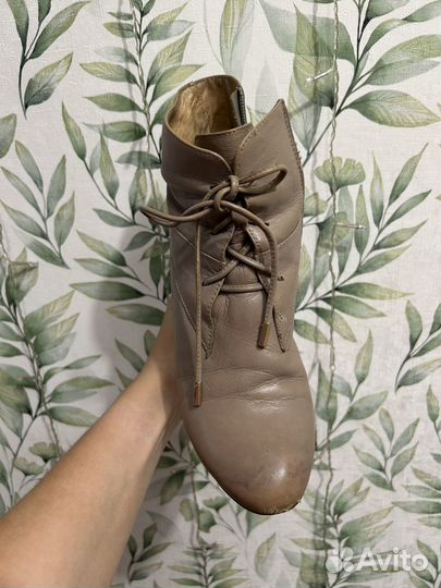 Ботильоны 39 женские натуральная кожа