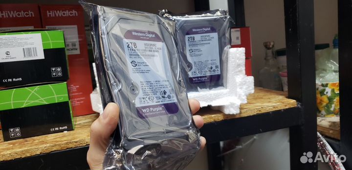 2тб Жесткий диск WD Purple WD23purz