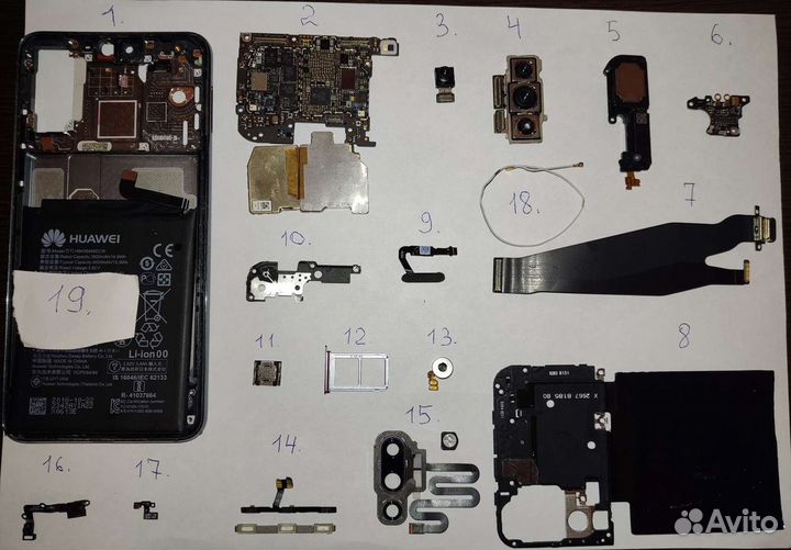 Huawei p20 pro запчасти