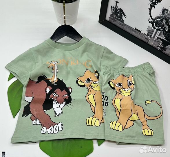 Футболка и шорты Король Лев 98 104 110 116 122